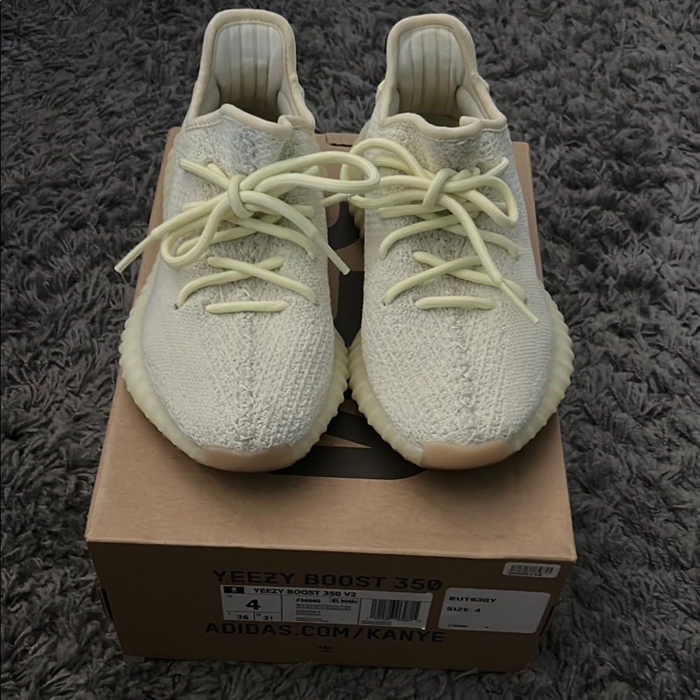 Yeezy Cream Sneakers Primeknit Boost Cushioning